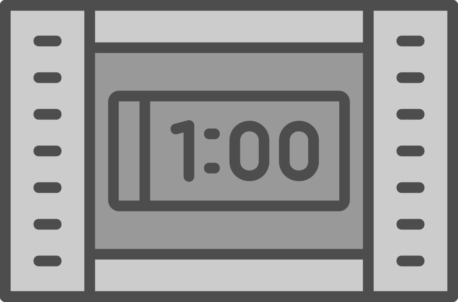 Ratio Line Filled Greyscale Icon Design vector