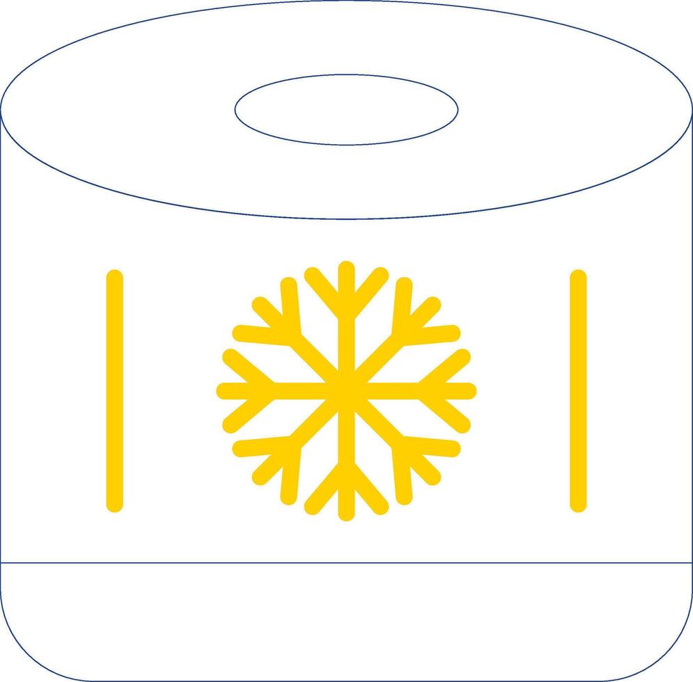 Air Filter Line Two Colour Icon Design vector