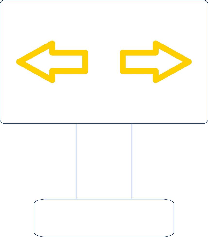 Signaling Line Two Colour Icon Design vector