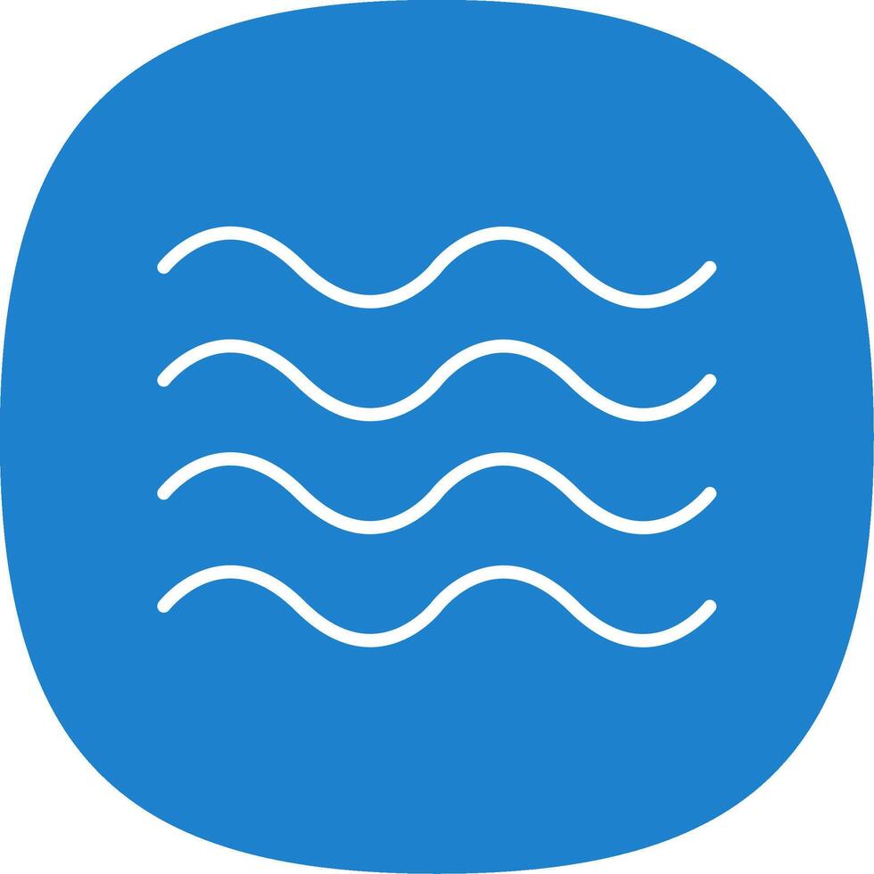 Waves Line Curve Icon Design vector