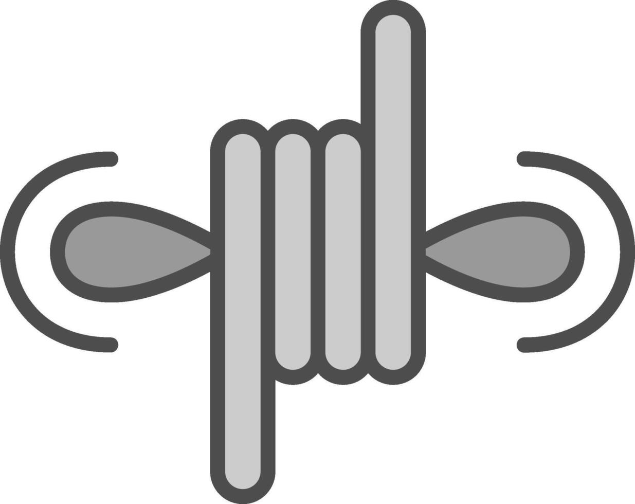 Climbing Line Filled Greyscale Icon Design vector