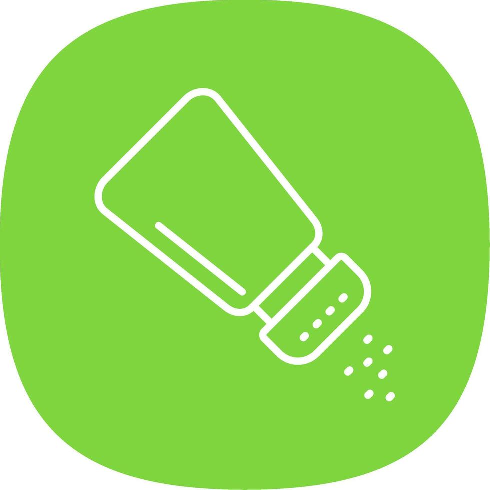 Shaker Line Curve Icon Design vector