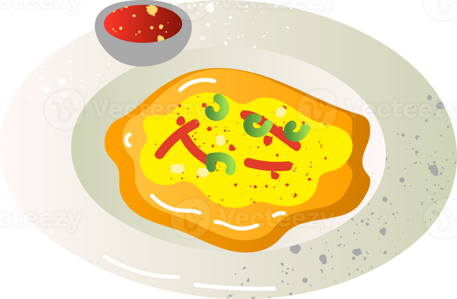 Kai jiew moo saap dish png
