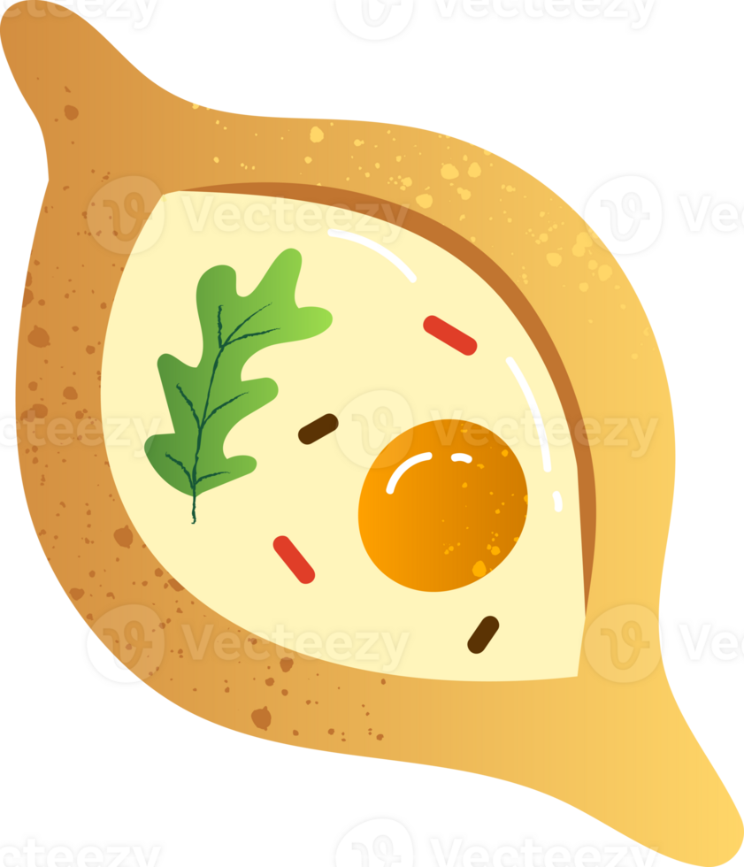 Khachapuri from fast food restaurant png
