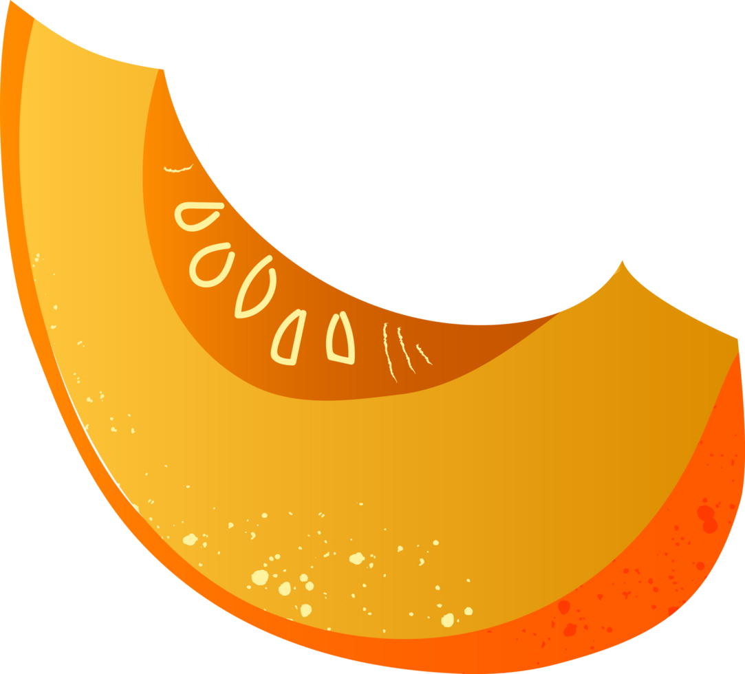 peça laranja abóbora orgânico legumes png