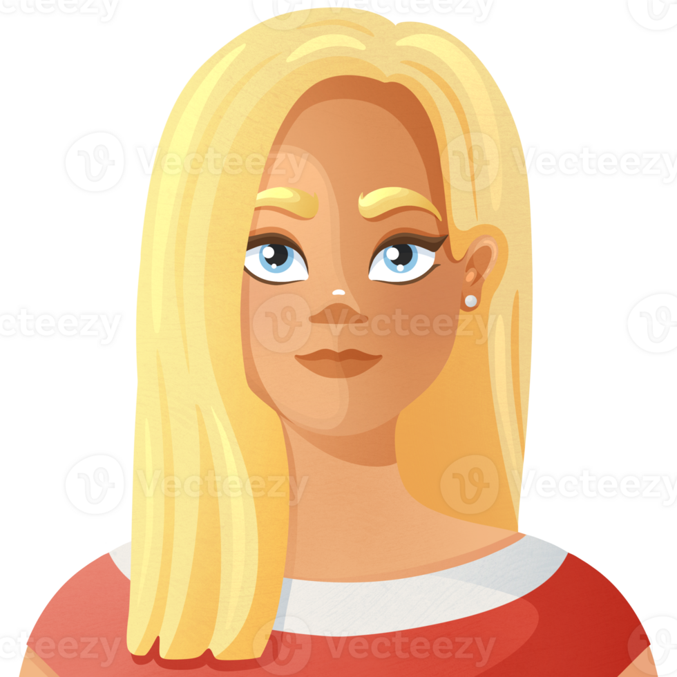 Women icon or avatar for the social network png