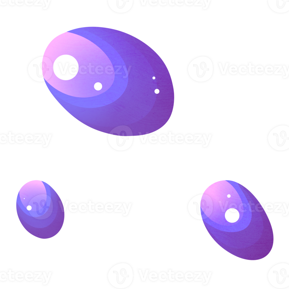 Few violet circles in outer space png