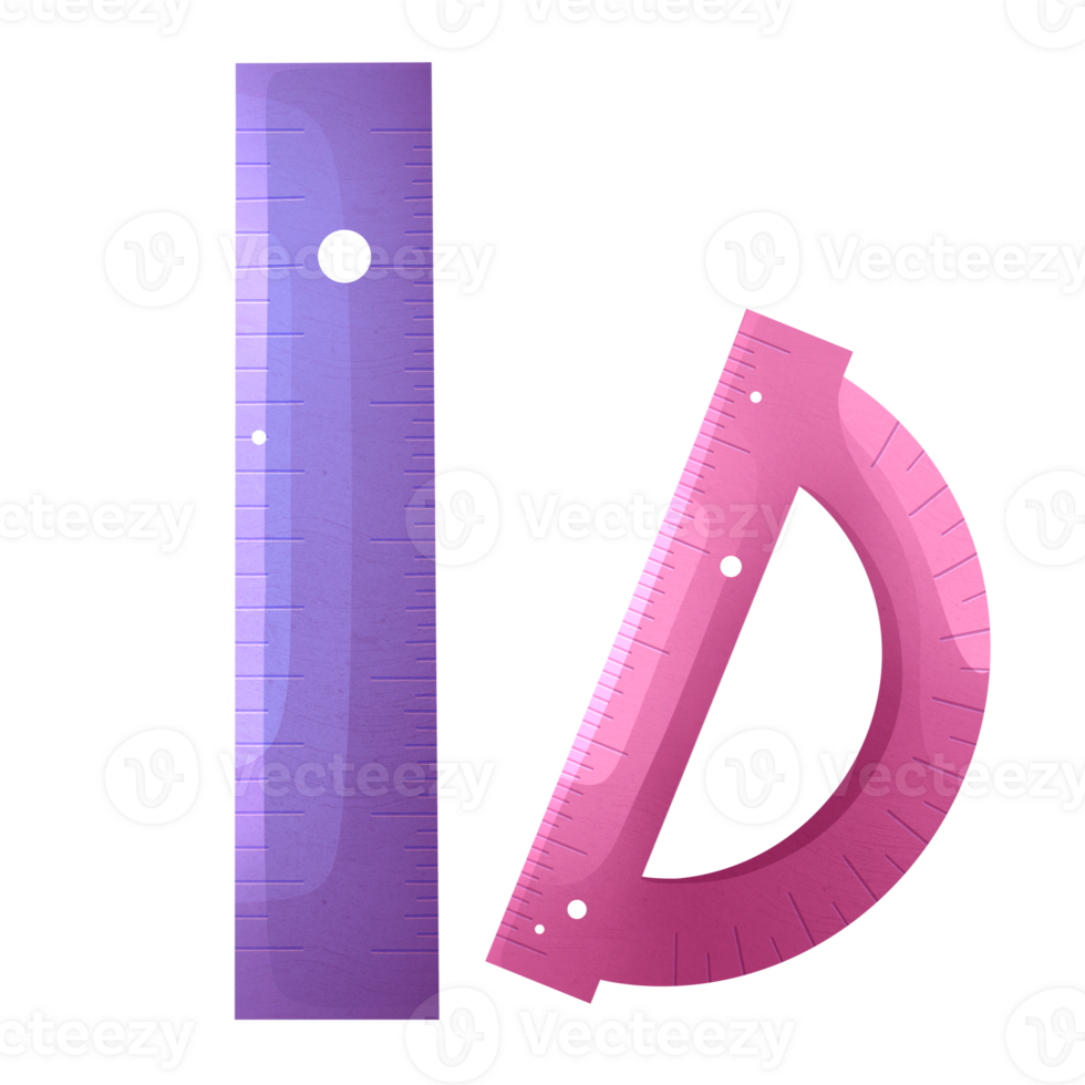 Colorful rulers for measuring png