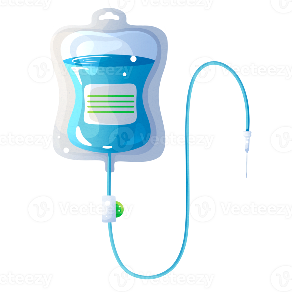 Medical dropper for intravenous injection png