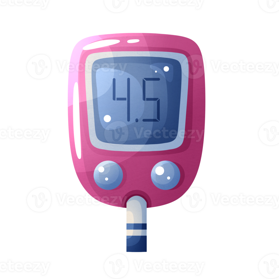 Glucometer for blood sugar measurement png