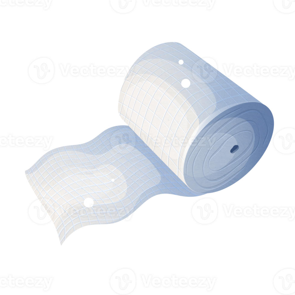 Roll of medical bandage for wounds healing png