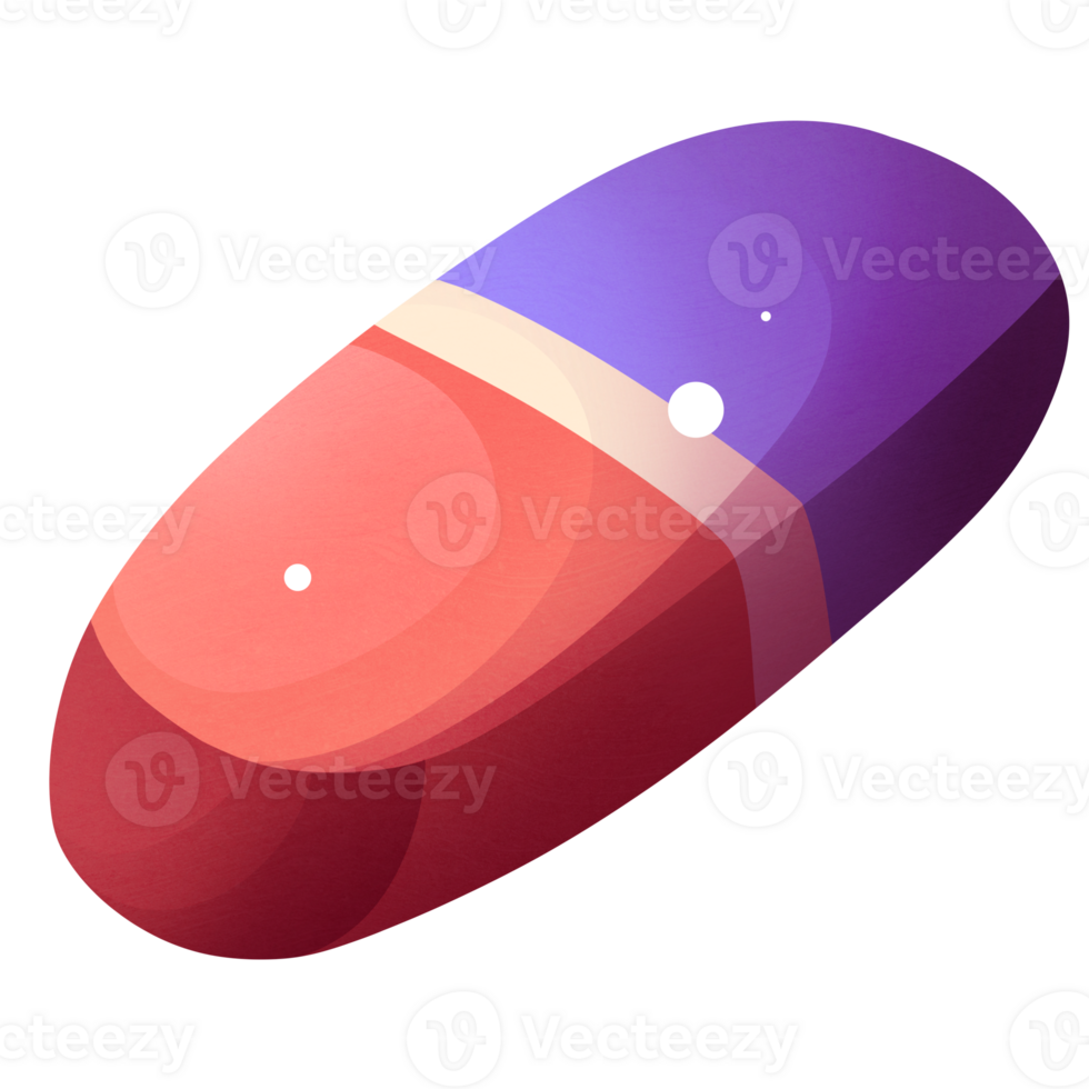 Colorful eraser for school png