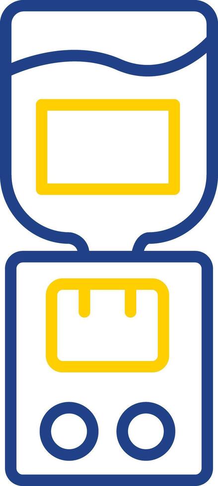 Water Dispenser Line Two Colour Icon Design vector