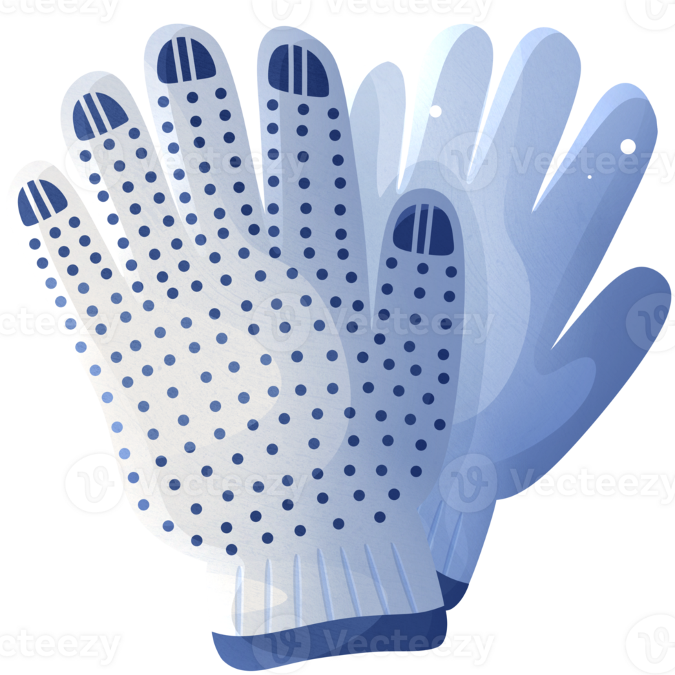 deux gants. article pour réparation. matériaux pour construction travail. des produits pour rénovation png