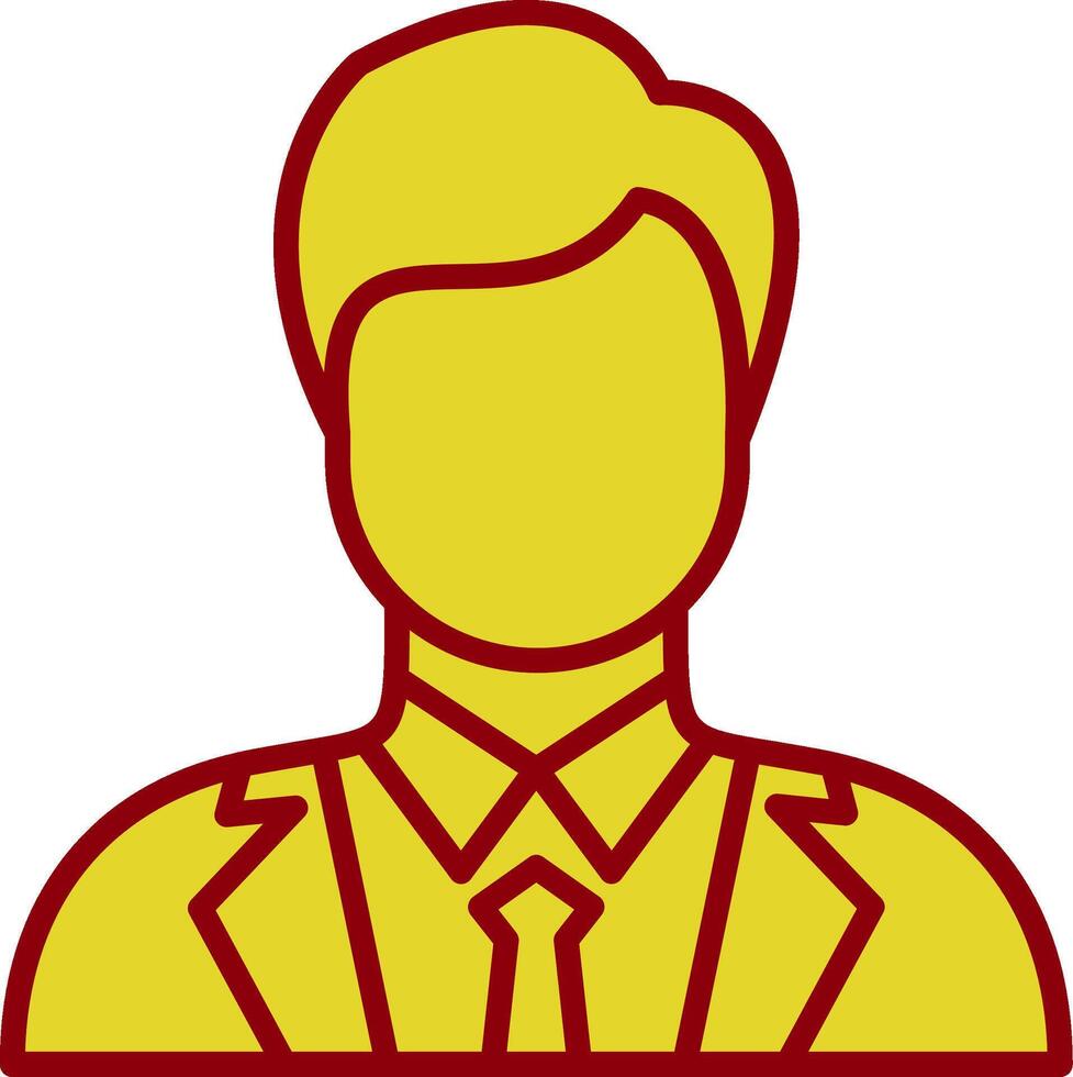 Business Man Vintage Icon Design vector