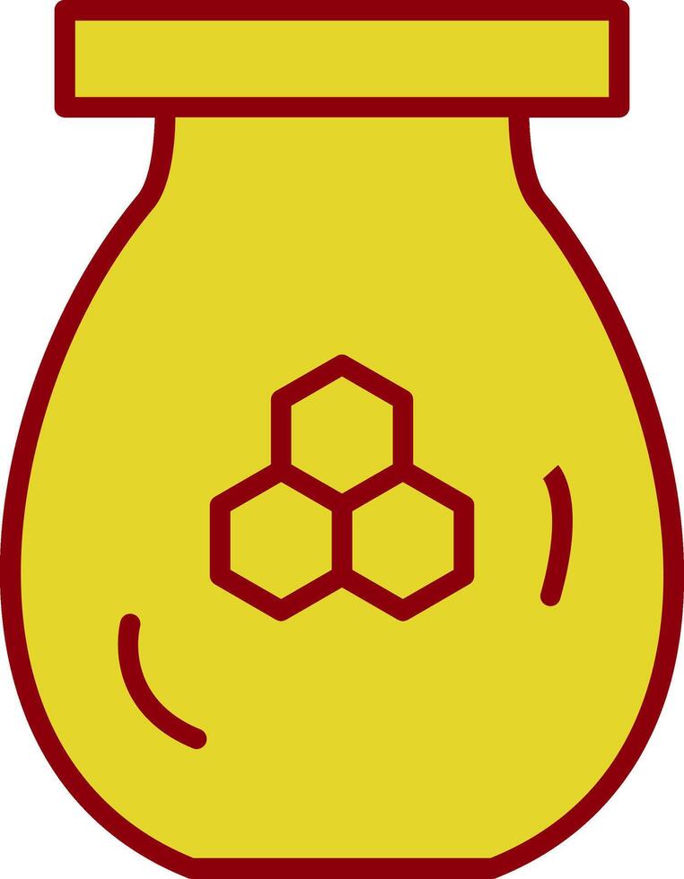 Honey Jar Vintage Icon Design vector