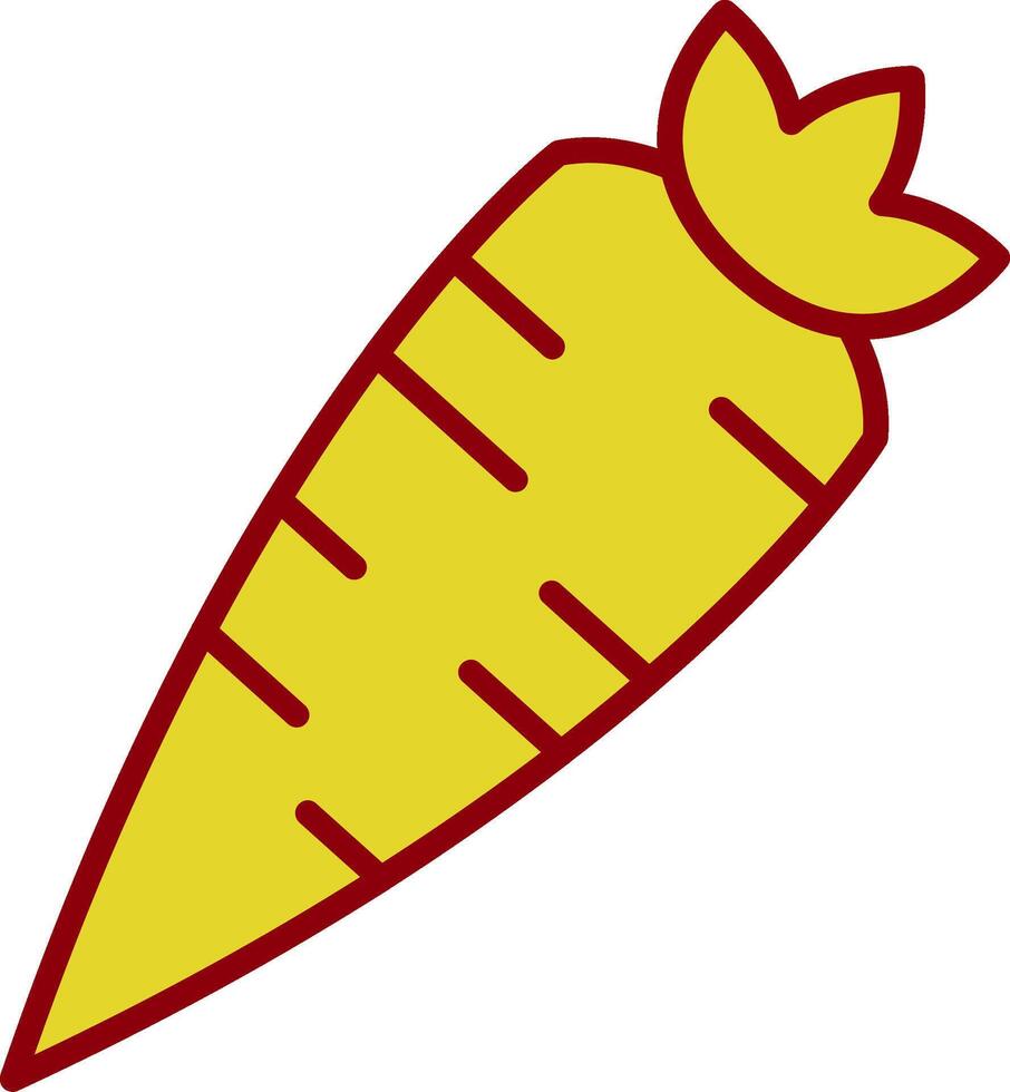 Zanahoria Clásico icono diseño vector