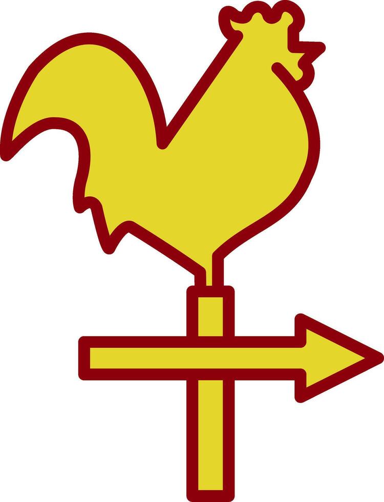Weather Vane Vintage Icon Design vector