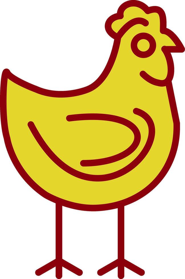 Chicken Vintage Icon Design vector