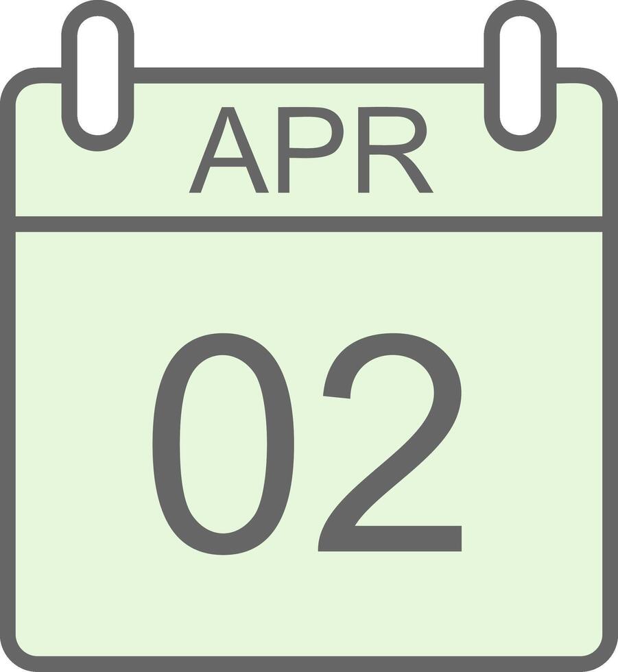 April Fillay Icon Design vector