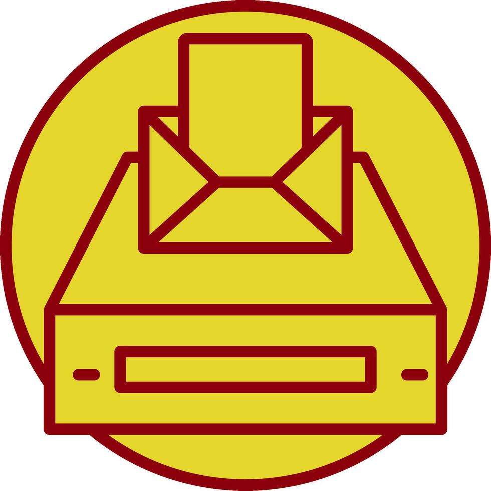 Project Inbox Vintage Icon Design vector