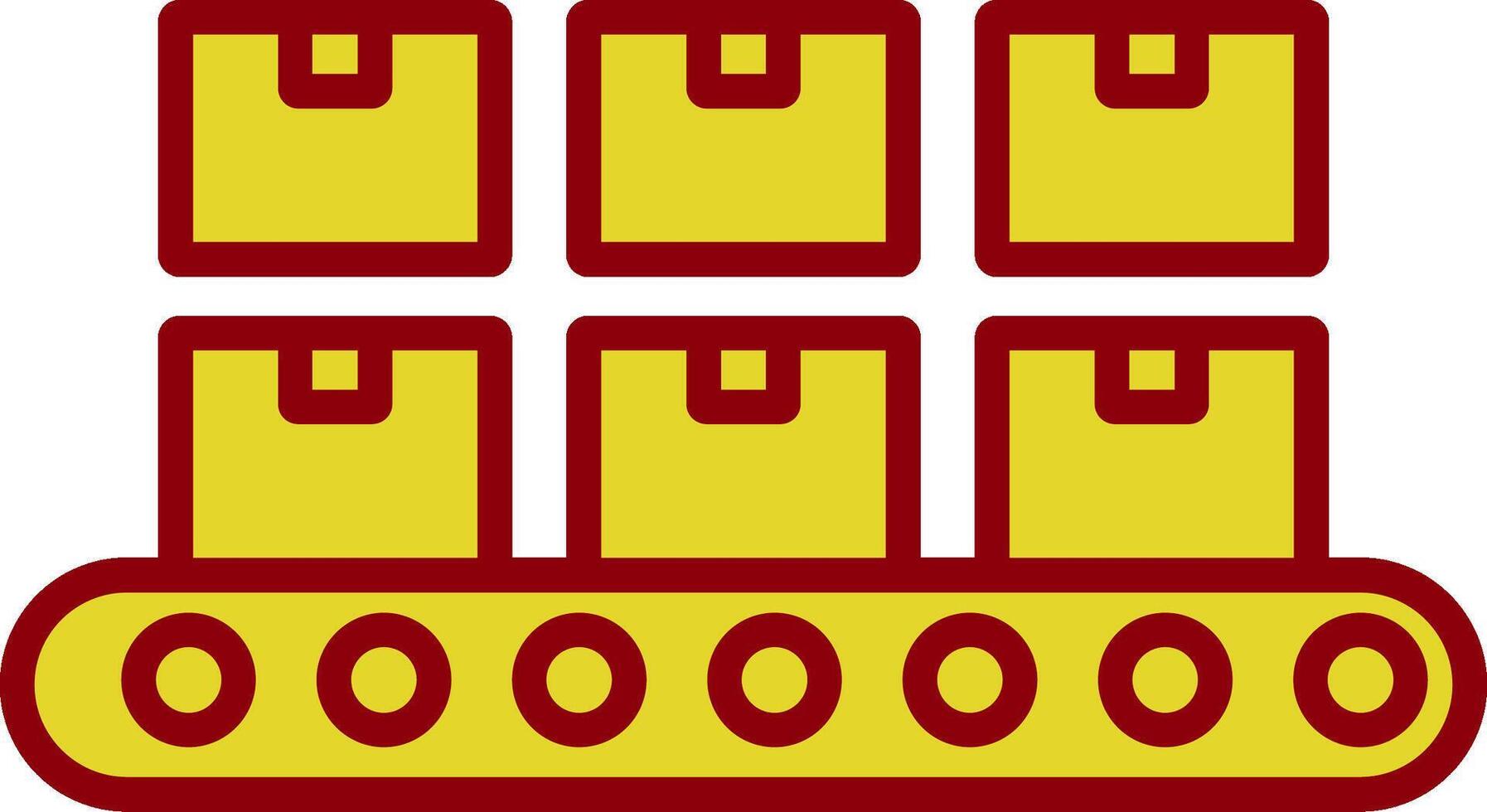 Conveyor Vintage Icon Design vector