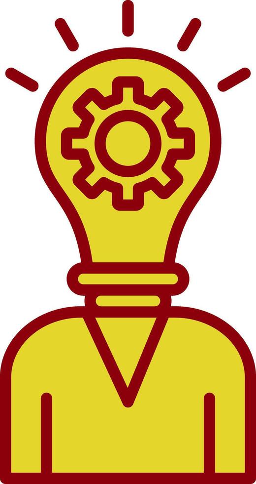 Personal Idea Vintage Icon Design vector