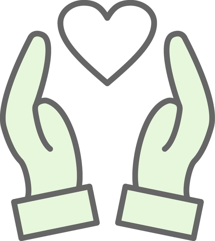 Loyalty Fillay Icon Design vector