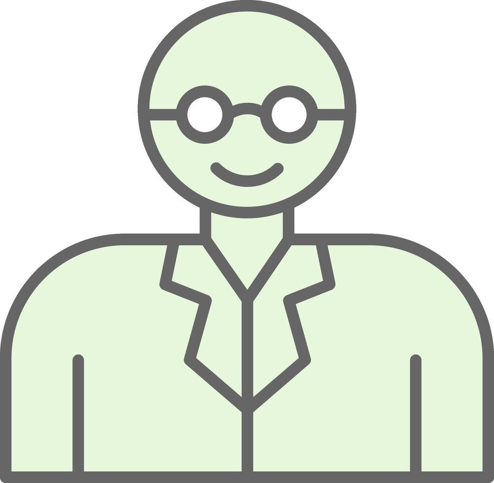 Professor Fillay Icon Design vector