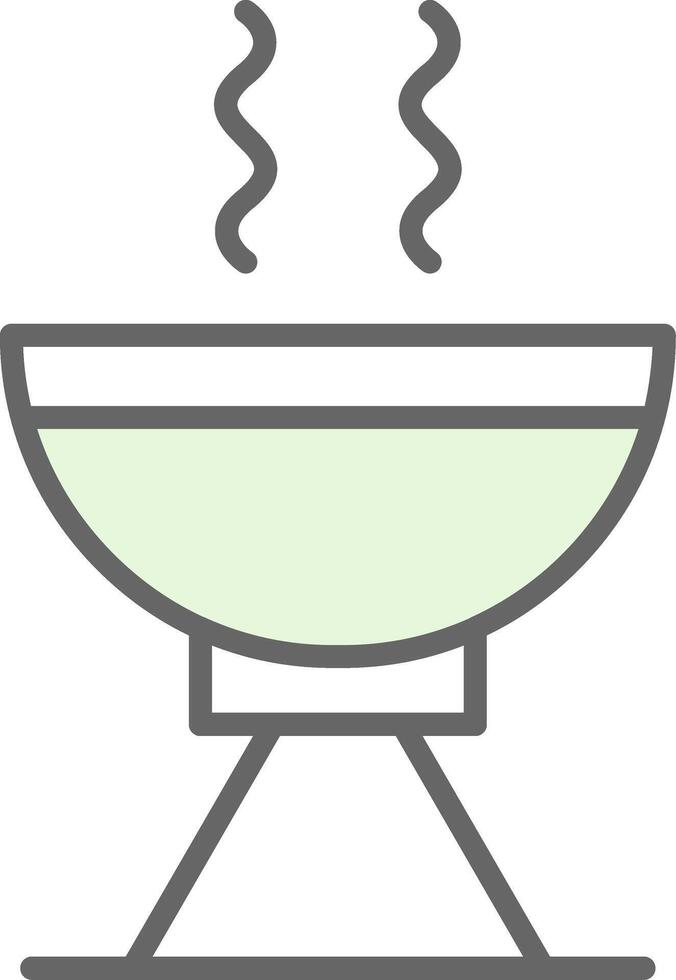 Grill Fillay Icon Design vector