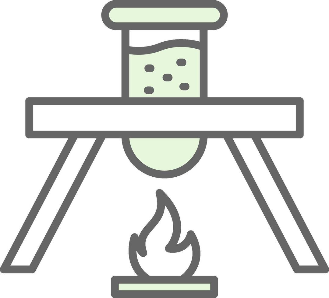 Flask Fillay Icon Design vector