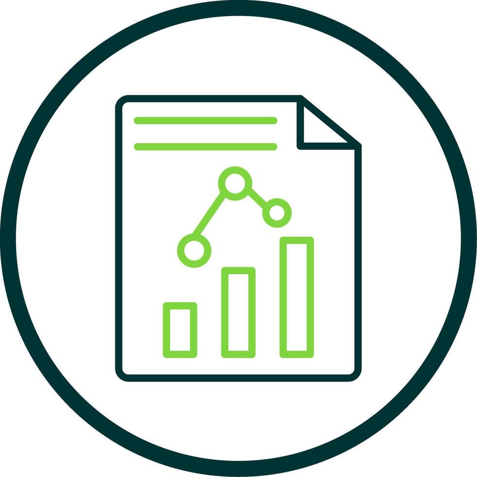 Paper Line Circle Icon Design vector