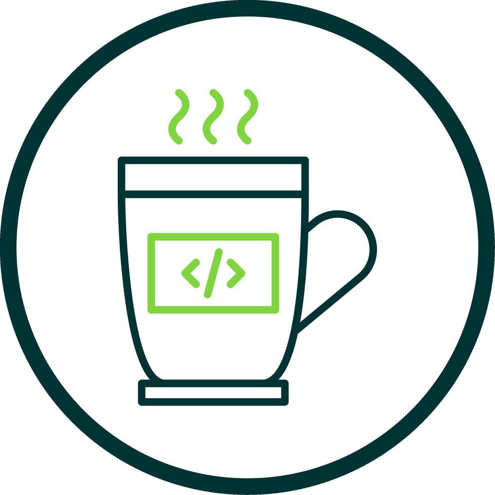 Computing Line Circle Icon Design vector
