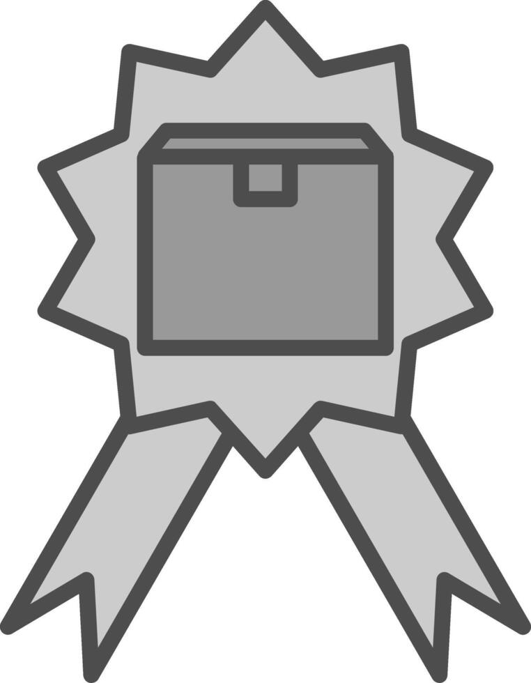 Premium Product Line Filled Greyscale Icon Design vector