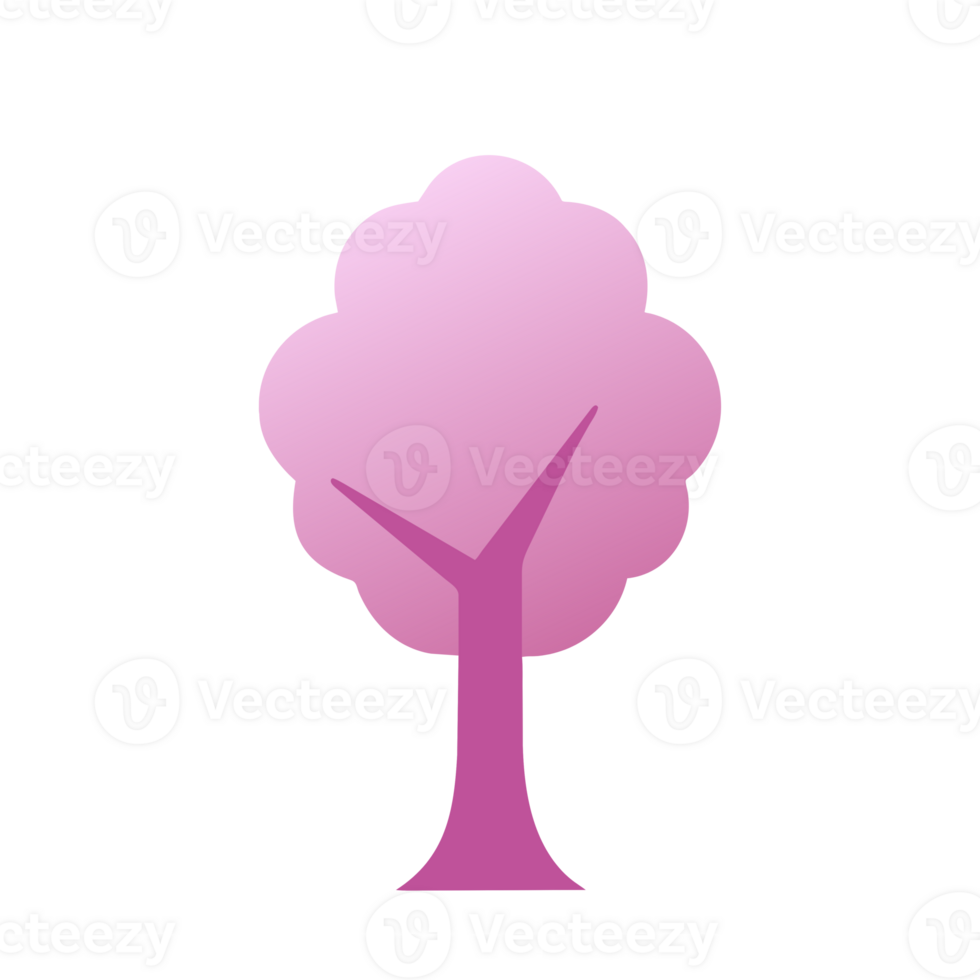 pink tree icon png