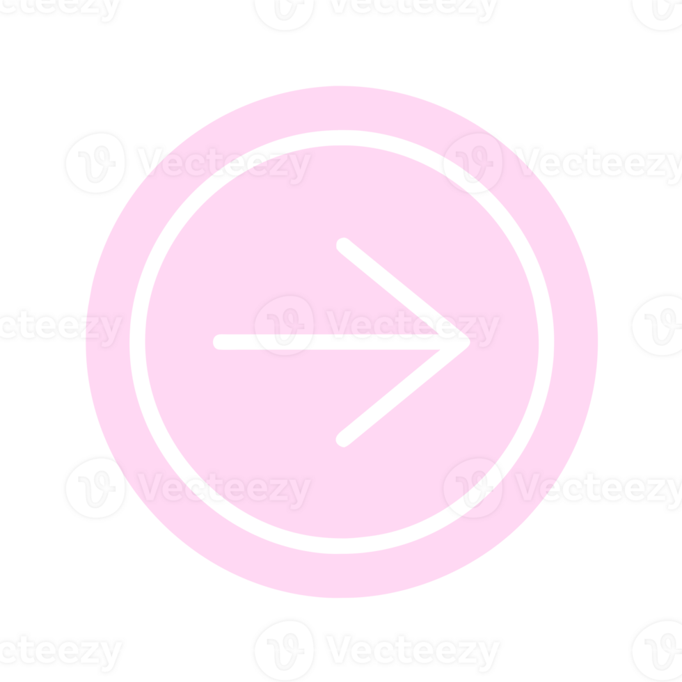 right pink arrow png