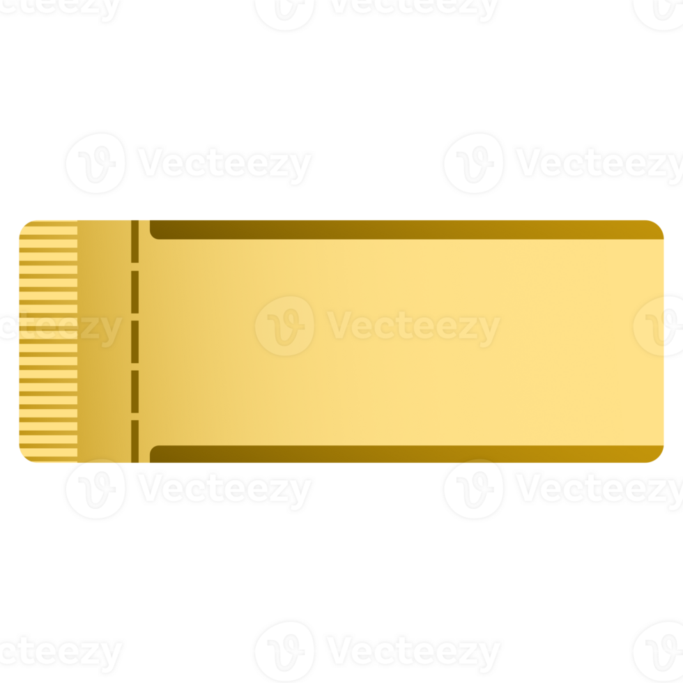 modello d'oro biglietto png