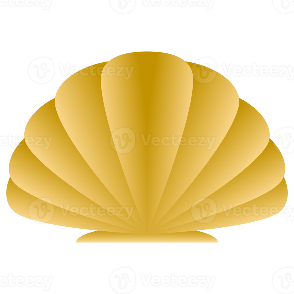 golden shell icon png
