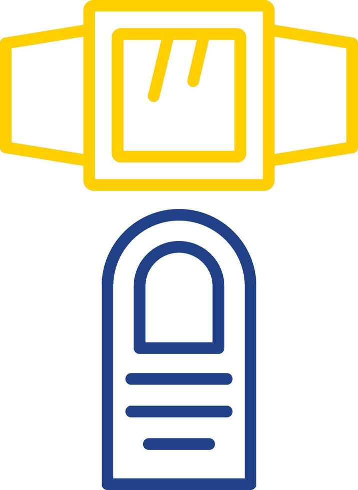 Smartwatch Line Two Colour Icon Design vector