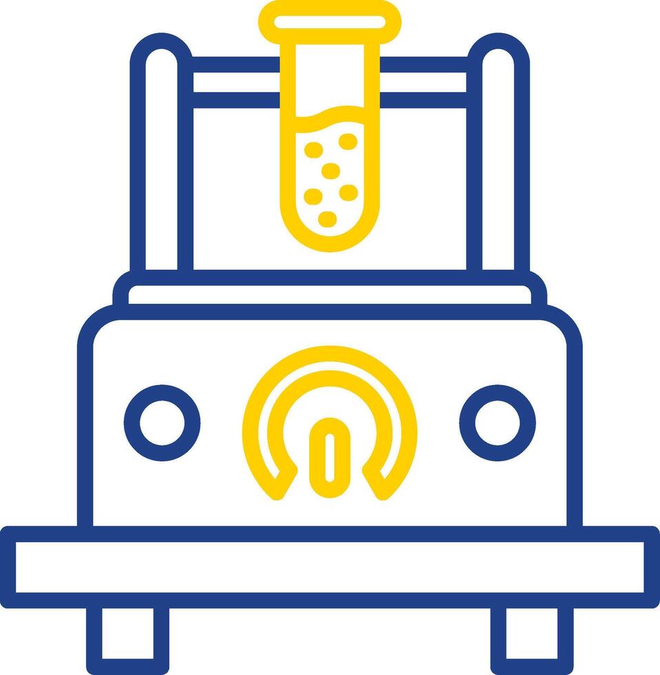 Measuring Device Line Two Colour Icon Design vector