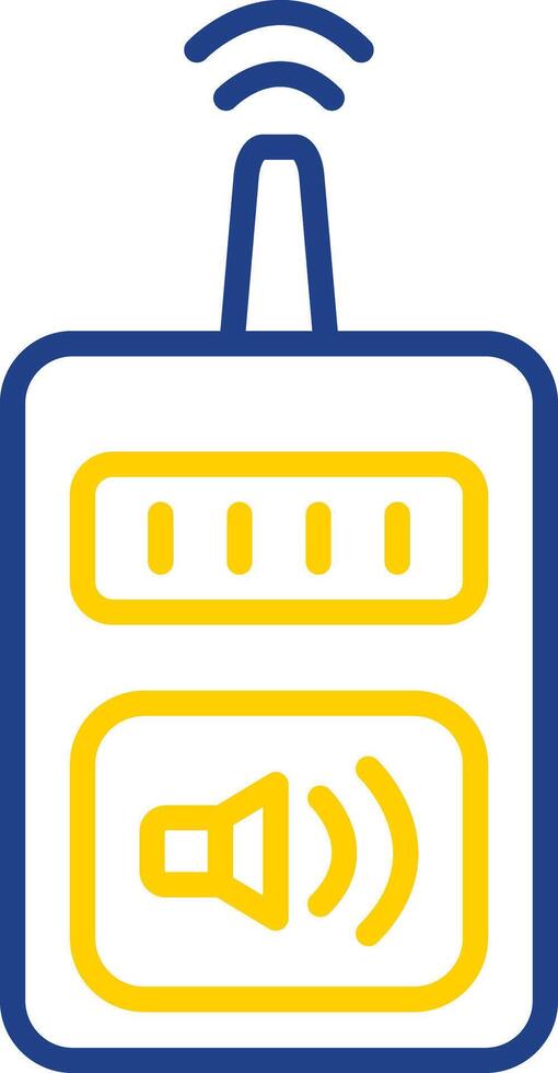 Device Line Two Colour Icon Design vector
