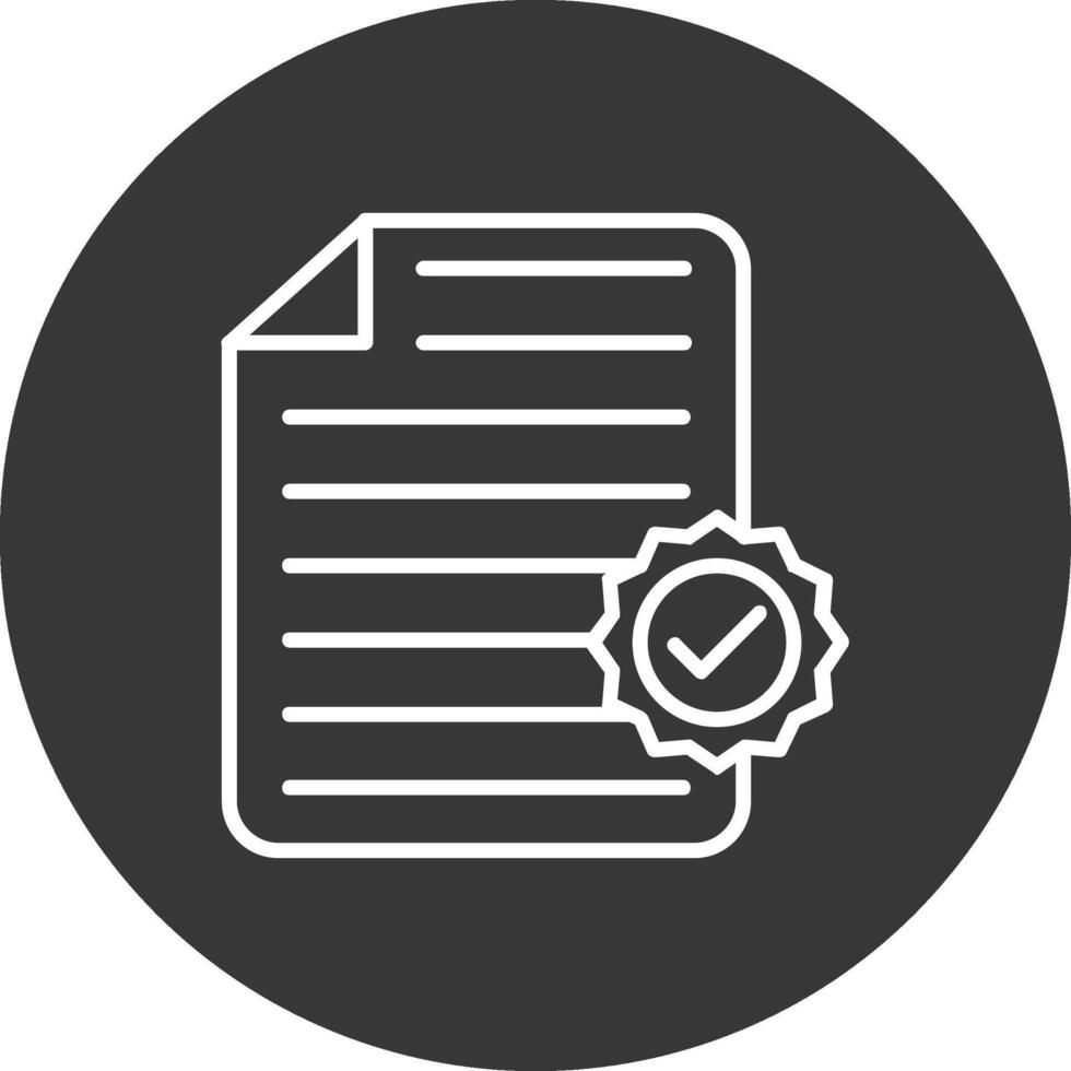 File Line Inverted Icon Design vector