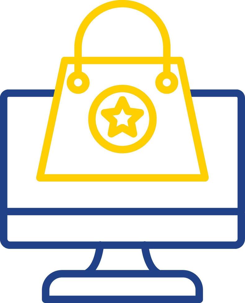 Submit Order Line Two Colour Icon Design vector