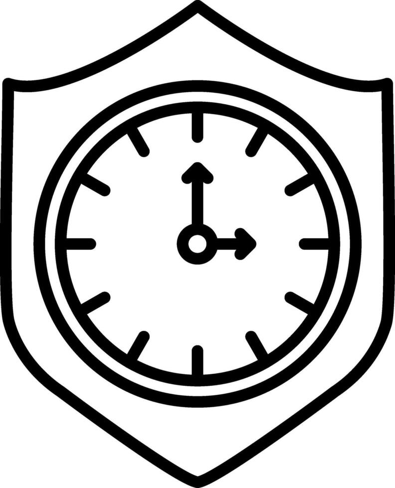 Reliablity Line Gradient Icon vector