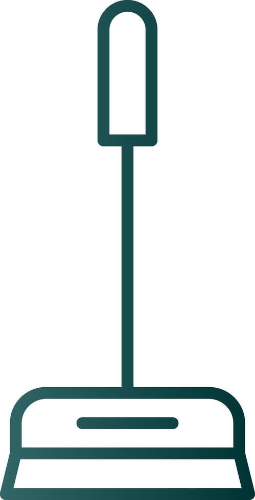 Cleaner Line Gradient Icon vector