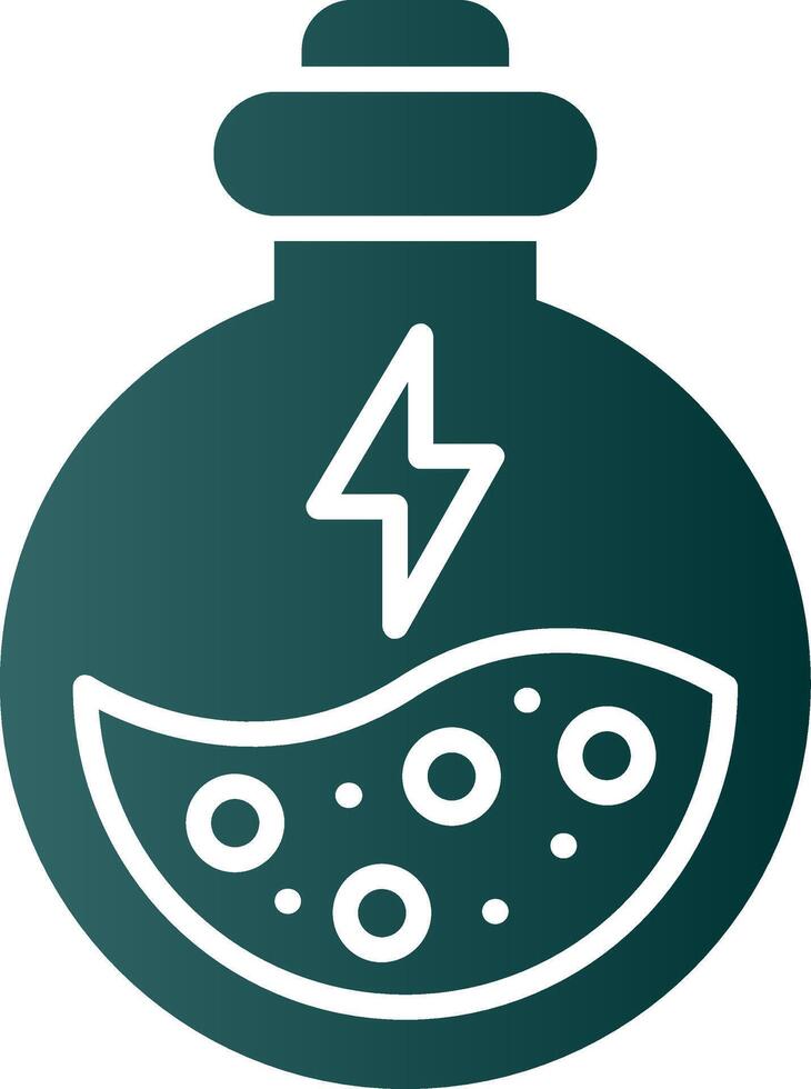 Scientific Glyph Gradient Icon vector