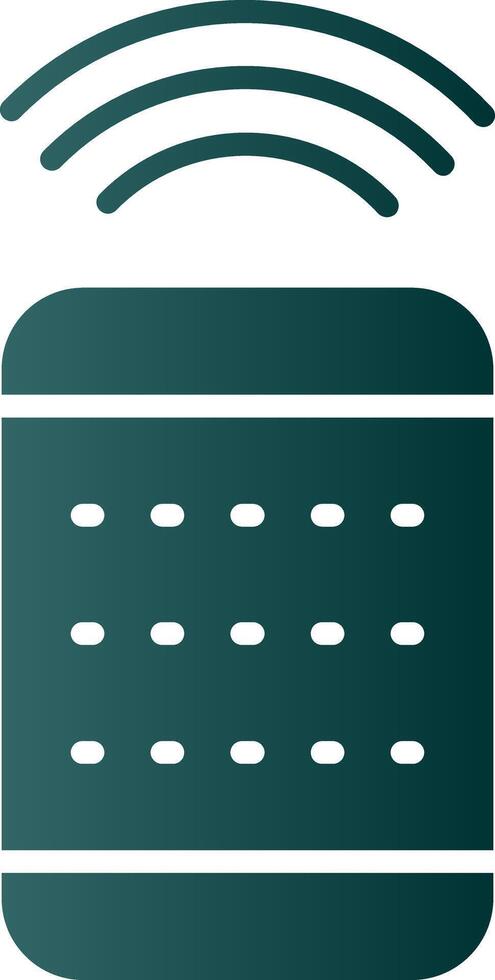 Remote Control Glyph Gradient Icon vector