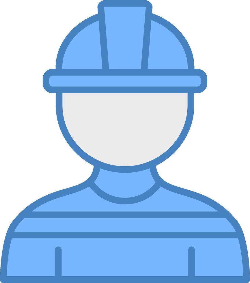 Engineering Line Filled Blue Icon vector