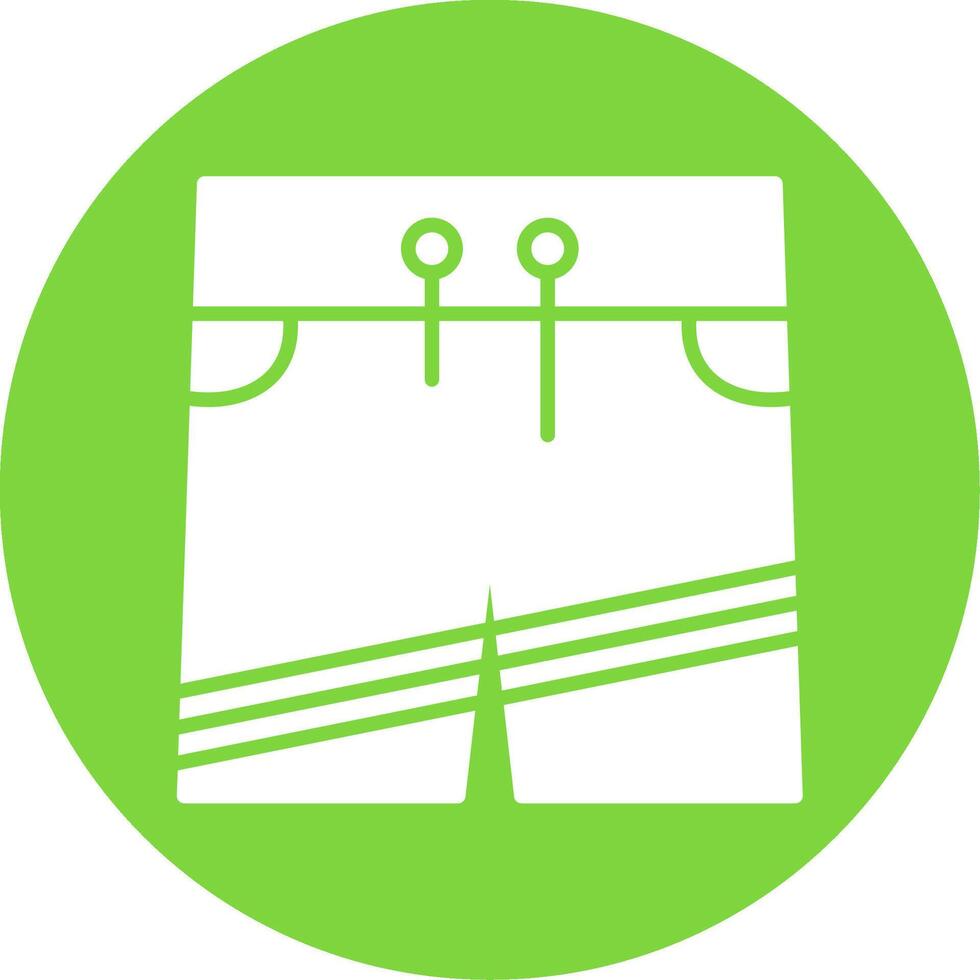 Shorts Multi Color Circle Icon vector
