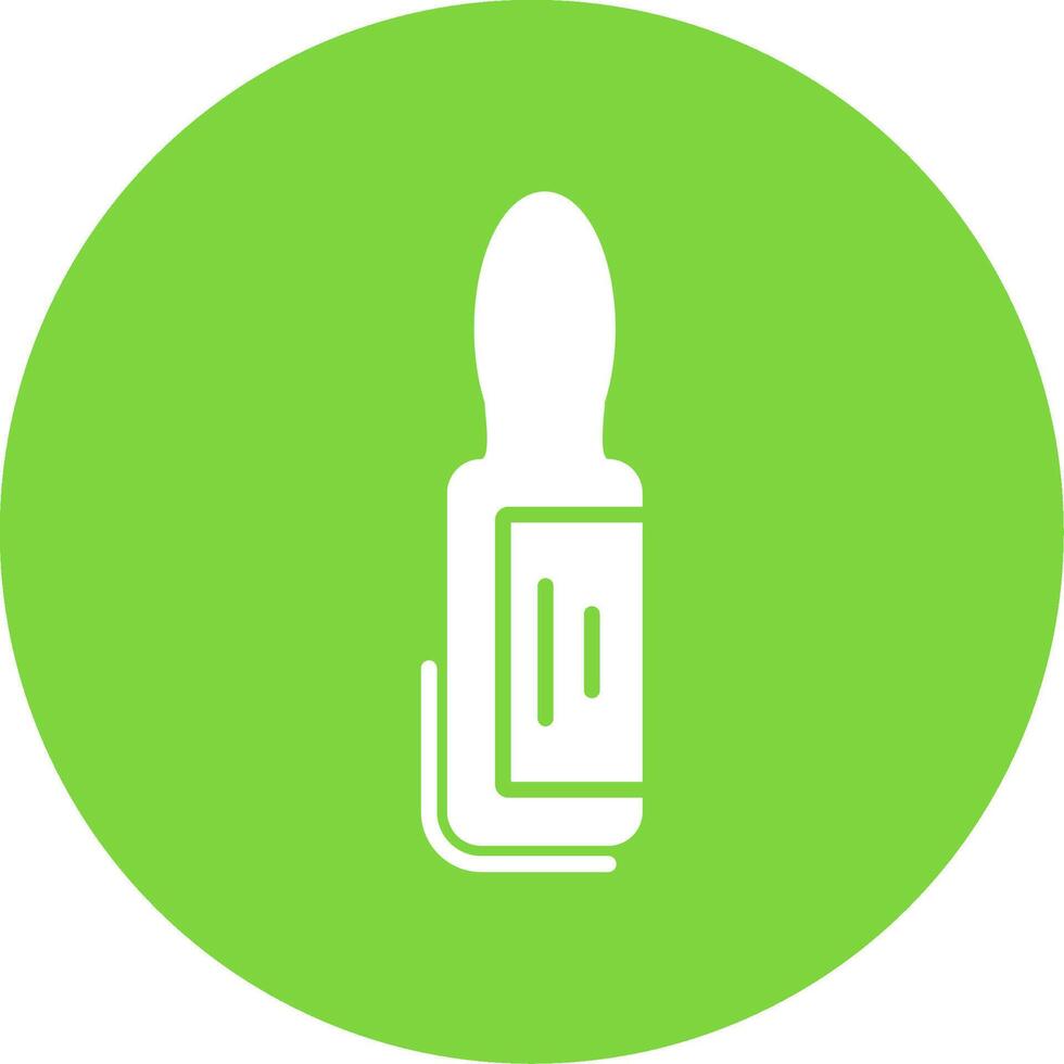 Ampoule Multi Color Circle Icon vector